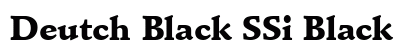 Deutch Black SSi Black preview