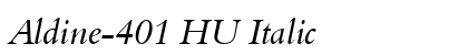Aldine-401 HU Italic preview