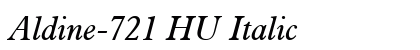 Aldine-721 HU Italic preview