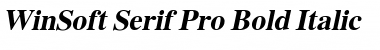 Download WinSoft Serif Pro Font