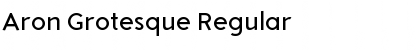 Download Aron Grotesque Font