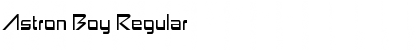 Astron Boy Regular Font