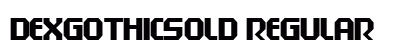 DexGothicSolD Regular preview