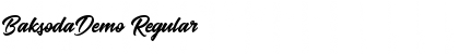 Download BaksodaDemo Font Download BaksodaDemo Font