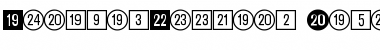 CircledNumbers Regular Font