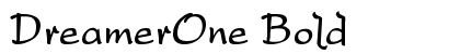 DreamerOne Bold preview