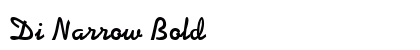 Di Narrow Bold preview