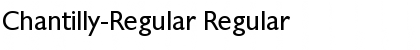 Chantilly-Regular Regular Font