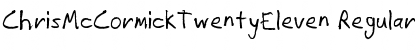 Download ChrisMcCormickTwentyEleven Font Download ChrisMcCormickTwentyEleven Font