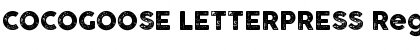 Download COCOGOOSE LETTERPRESS Font Download COCOGOOSE LETTERPRESS Font