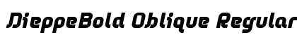 DieppeBold Oblique Regular preview