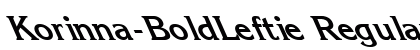 Korinna-BoldLeftie Regular