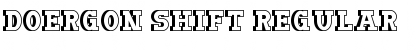 Doergon Shift Regular Font