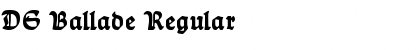 DS Ballade Regular Font