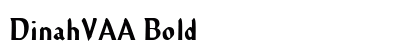 DinahVAA Bold preview