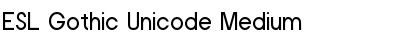 Download ESL Gothic Unicode Font