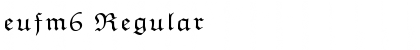 Download eufm6 Font Download eufm6 Font