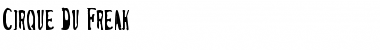 Download Cirque Du Freak Font Download Cirque Du Freak Font