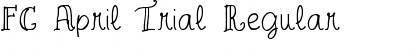 Download FG April Trial Font Download FG April Trial Font