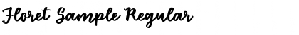 Download Floret Sample Font