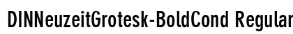 DINNeuzeitGrotesk-BoldCond Regular preview