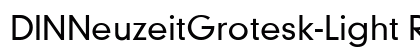 DINNeuzeitGrotesk-Light Regular preview