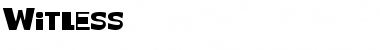 Witless Regular Font