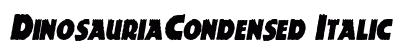 DinosauriaCondensed Italic preview