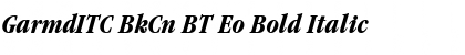 Download GarmdITC BkCn BT Eo Font