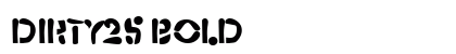 Dirty25 Bold preview
