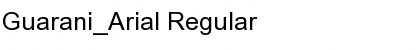 Guarani_Arial Font