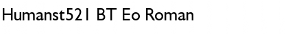 Download Humanst521 BT Eo Font