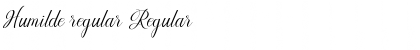 Download Humilde regular Font