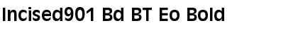 Download Incised901 Bd BT Eo Font