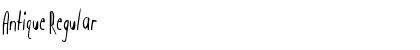 Antique Regular Font