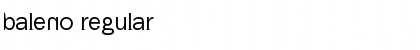Download Baleno Font Download Baleno Font