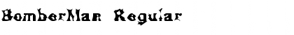 BomberMan Regular Font