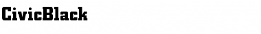 Download CivicBlack Font Download CivicBlack Font