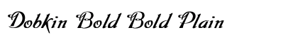 Dobkin Bold Bold Plain