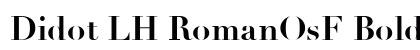 Didot LH RomanOsF Bold preview