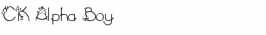 Download CK Alpha Boy Font Download CK Alpha Boy Font