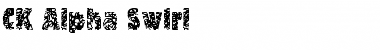 Download CK Alpha Swirl Font Download CK Alpha Swirl Font