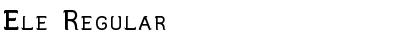 Download Ele Font Download Ele Font