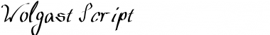 Wolgast Script Regular Font