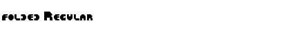 Download folded Font