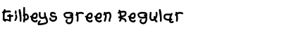 Download Gilbeys green Font Download Gilbeys green Font