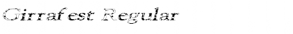 Girrafest Regular Font