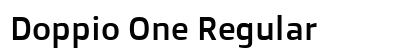 Doppio One Regular preview