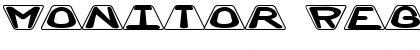 Monitor Regular Font