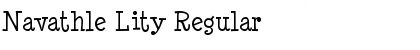 Navathle Lity Regular Font